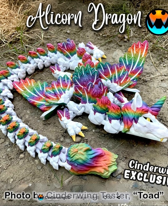 Alicorn Dragon, Winged Adult
